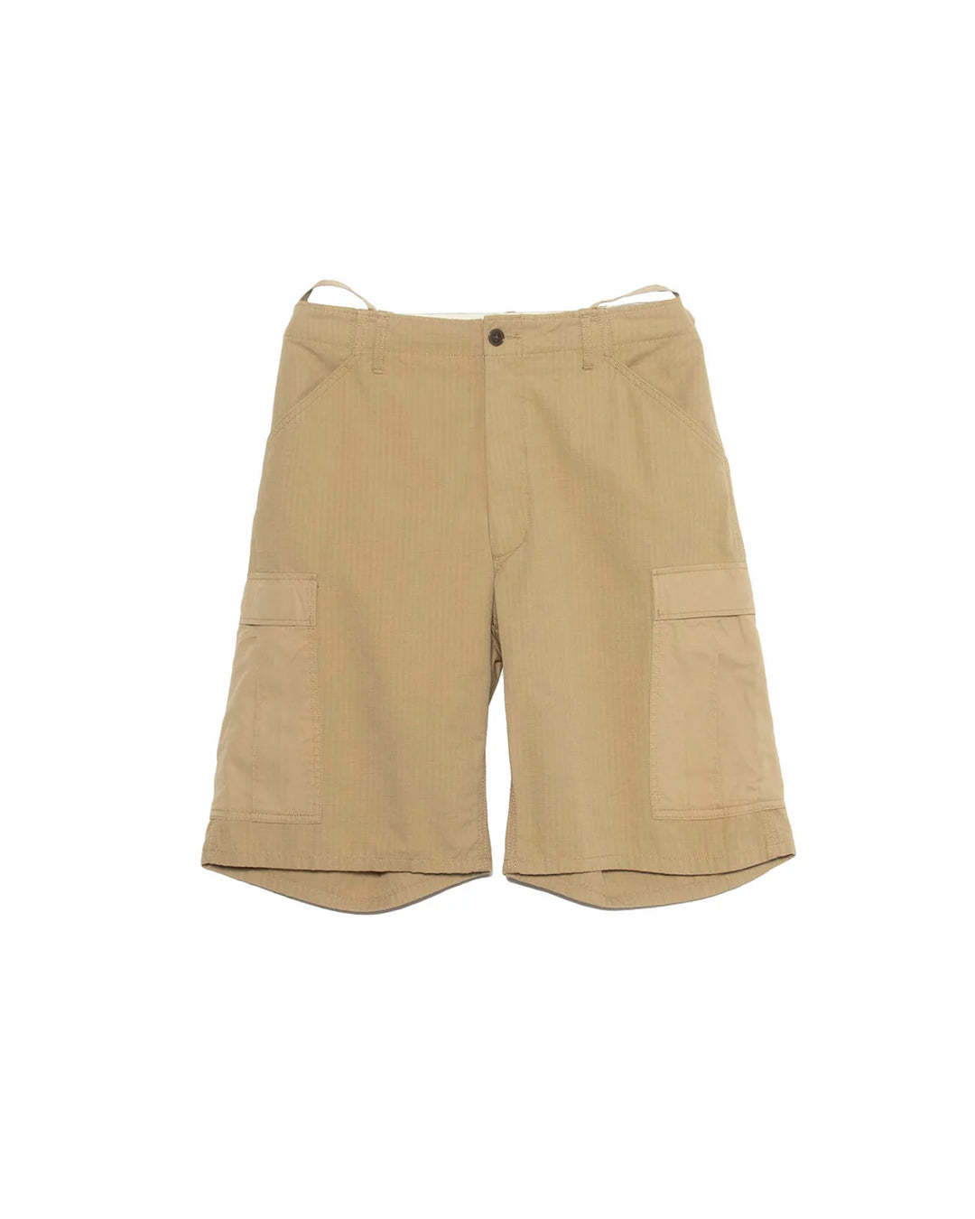 Beige CORDURA Cotton Nylon Cargo Shorts