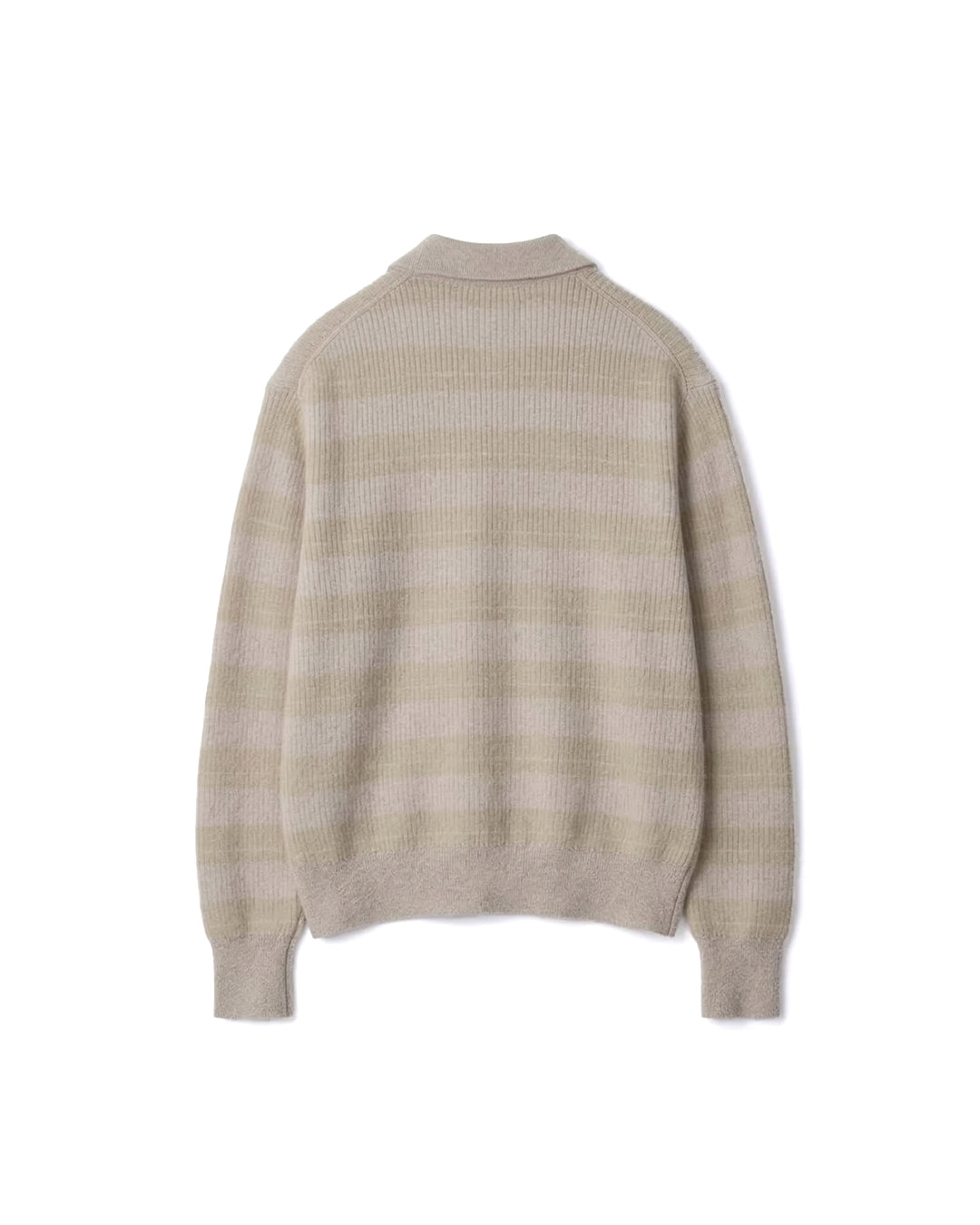 Beige Greige Mix Wool Nylon Alpaca Sweater