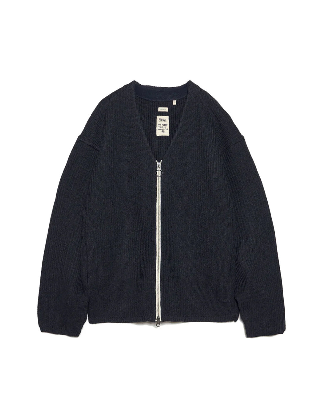 Black 5G Zip Cardigan