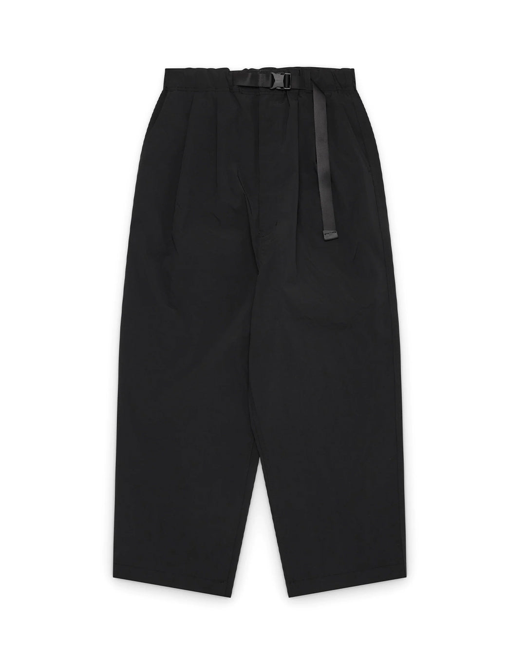 Black Cotton Twill Slightly brushed Pants