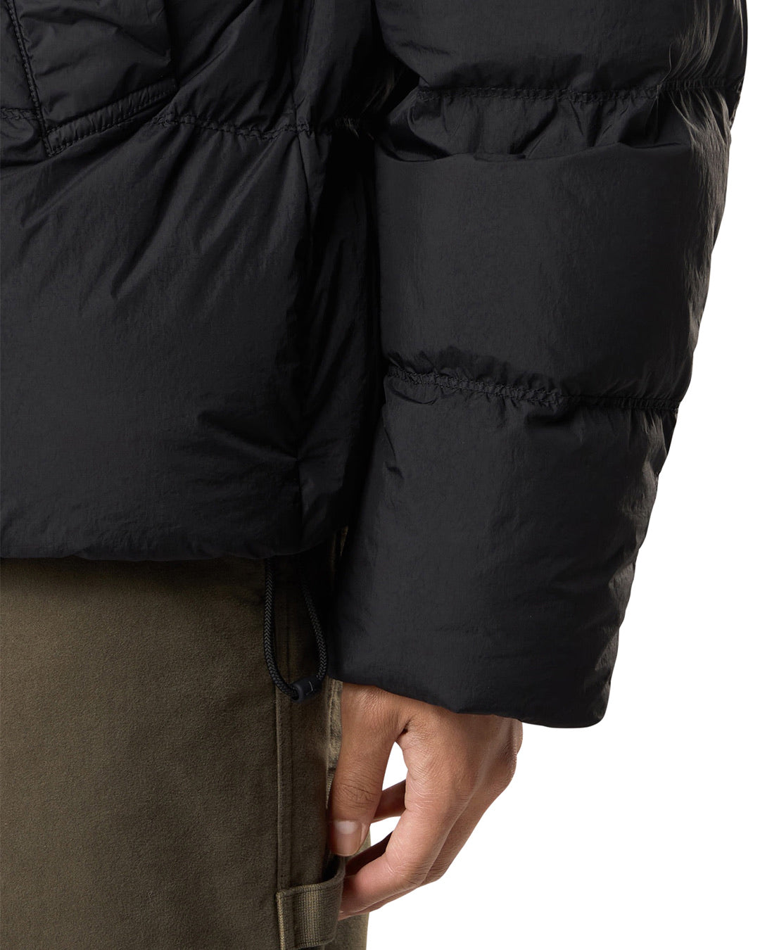 Black Crinkle Reps NY Down Jacket