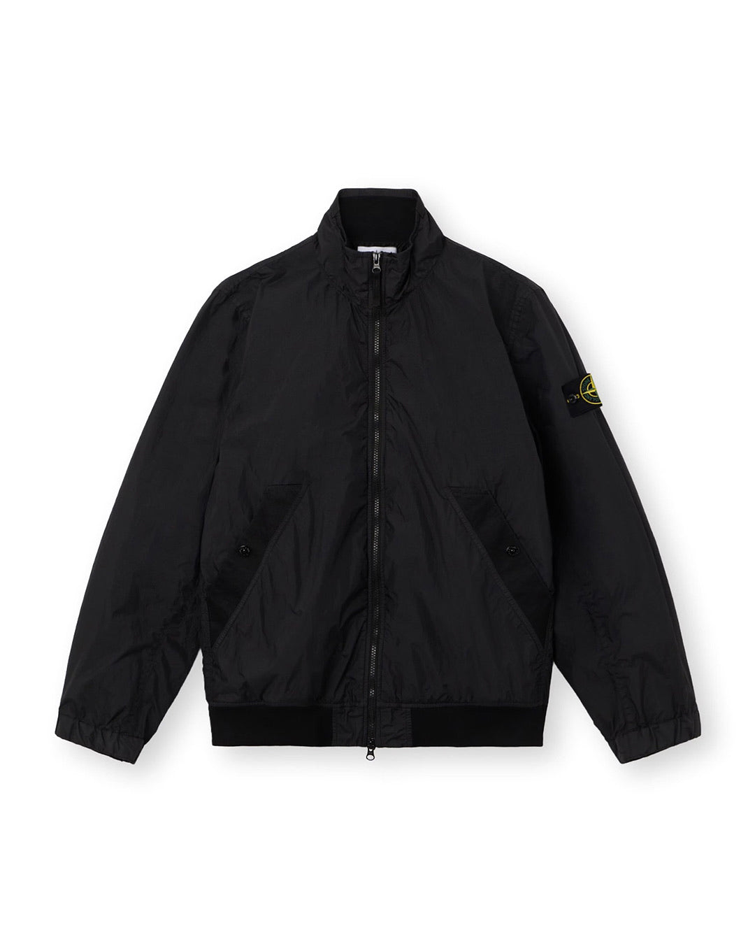 Black Crinkle Reps NY Light Jacket