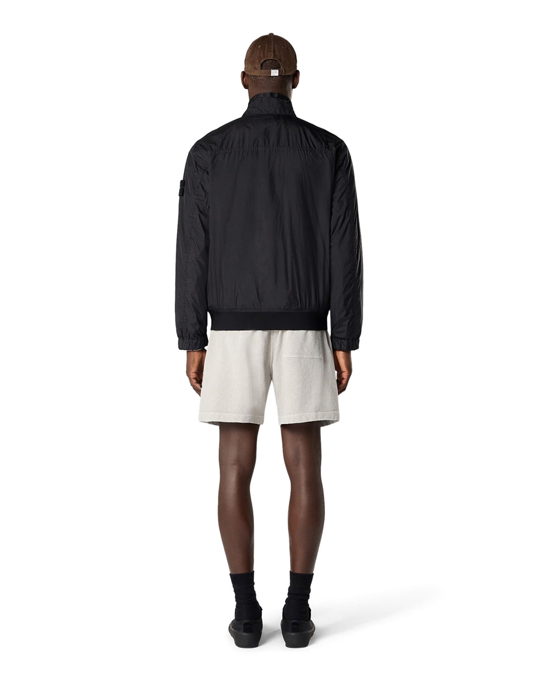 Black Crinkle Reps NY Light Jacket