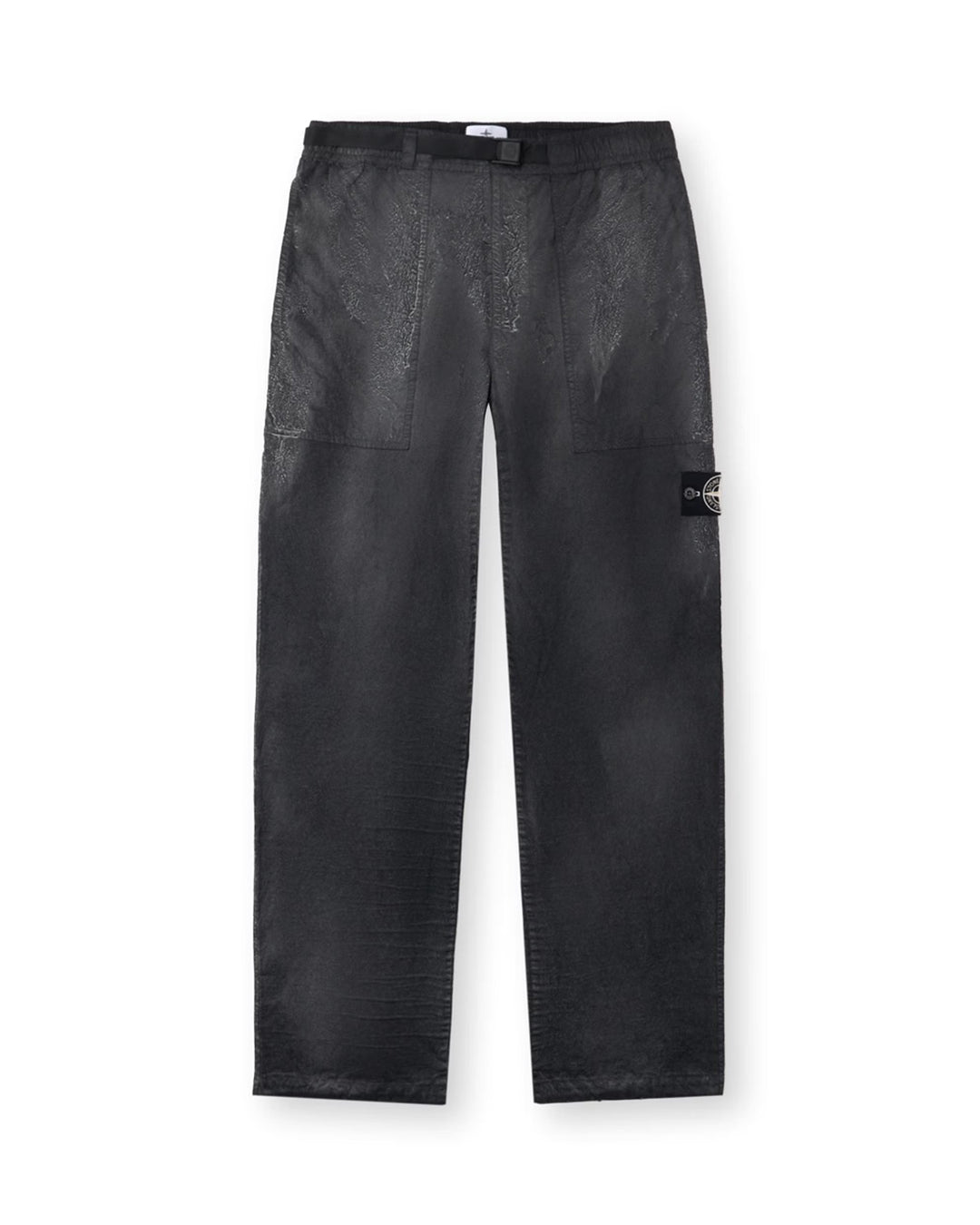 Black Dense Nylon-TC Hand Sprayed Reflective Fatigue Trousers