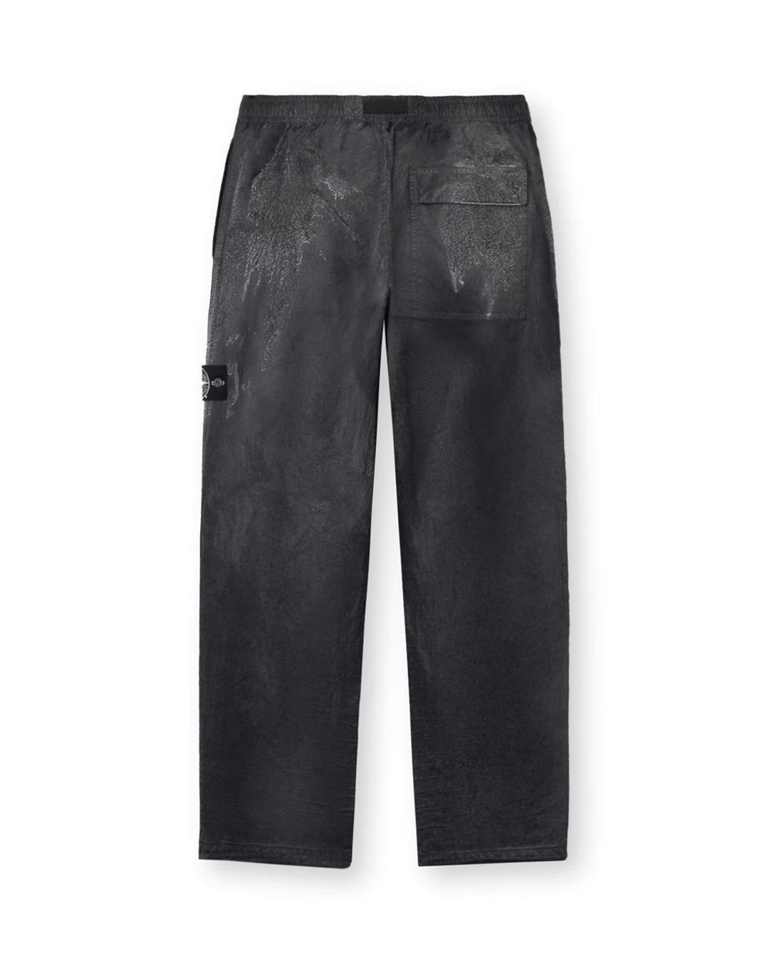 Black Dense Nylon-TC Hand Sprayed Reflective Fatigue Trousers