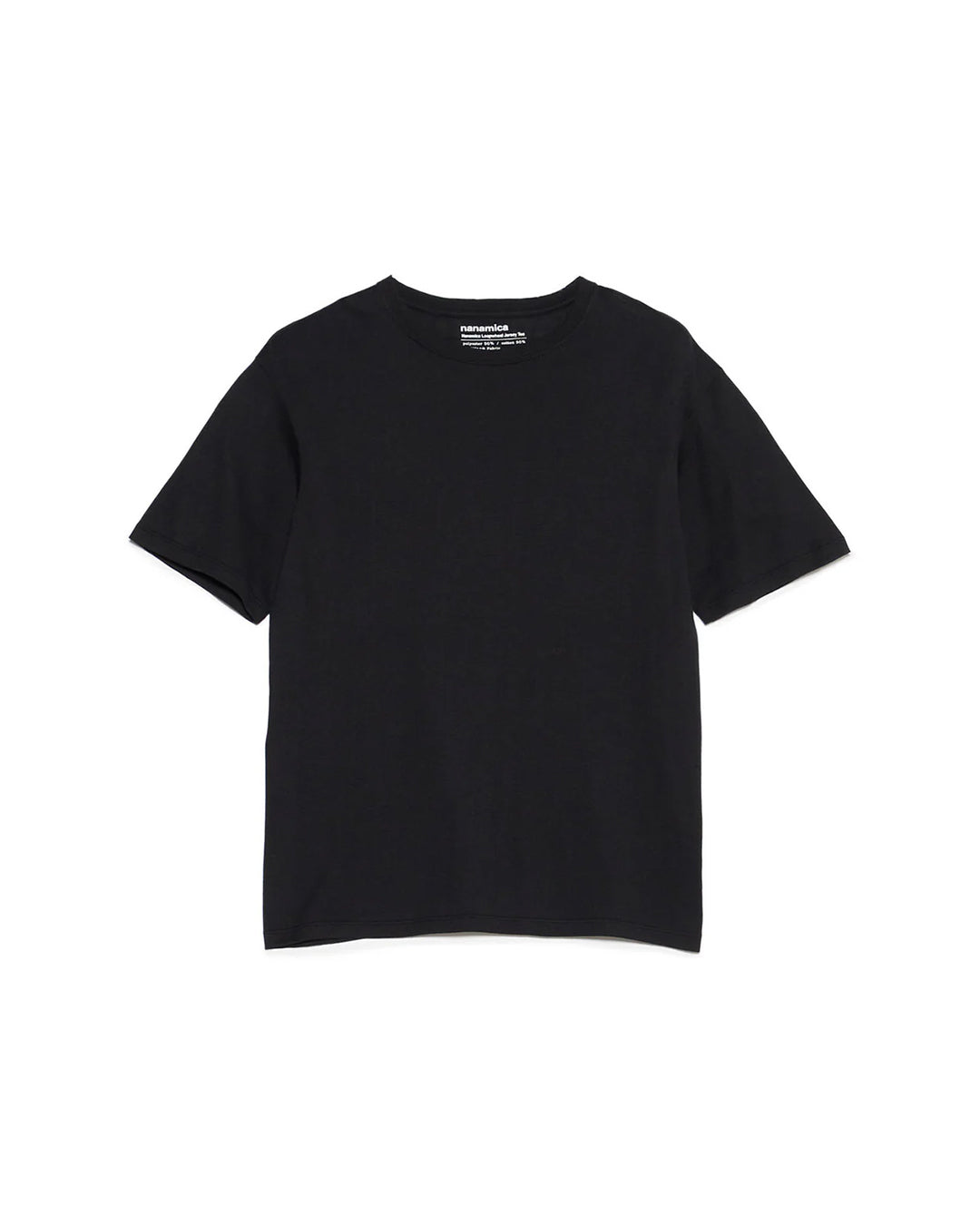 Black Loopwheel COOLMAX Jersey Tee
