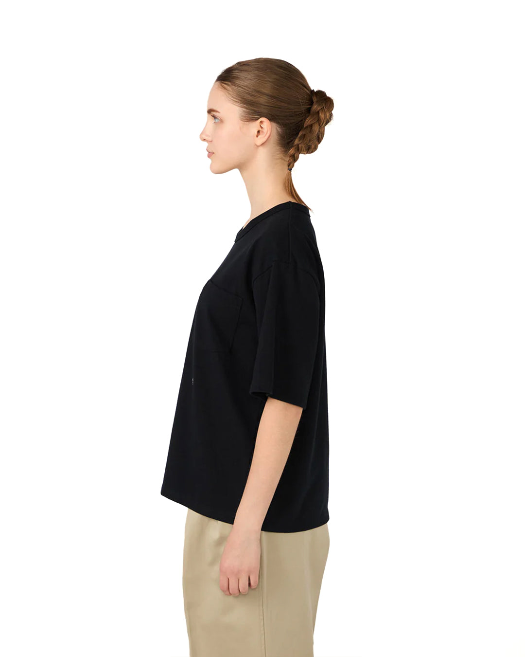 Black COOLMAX Jersey Pocket Tee