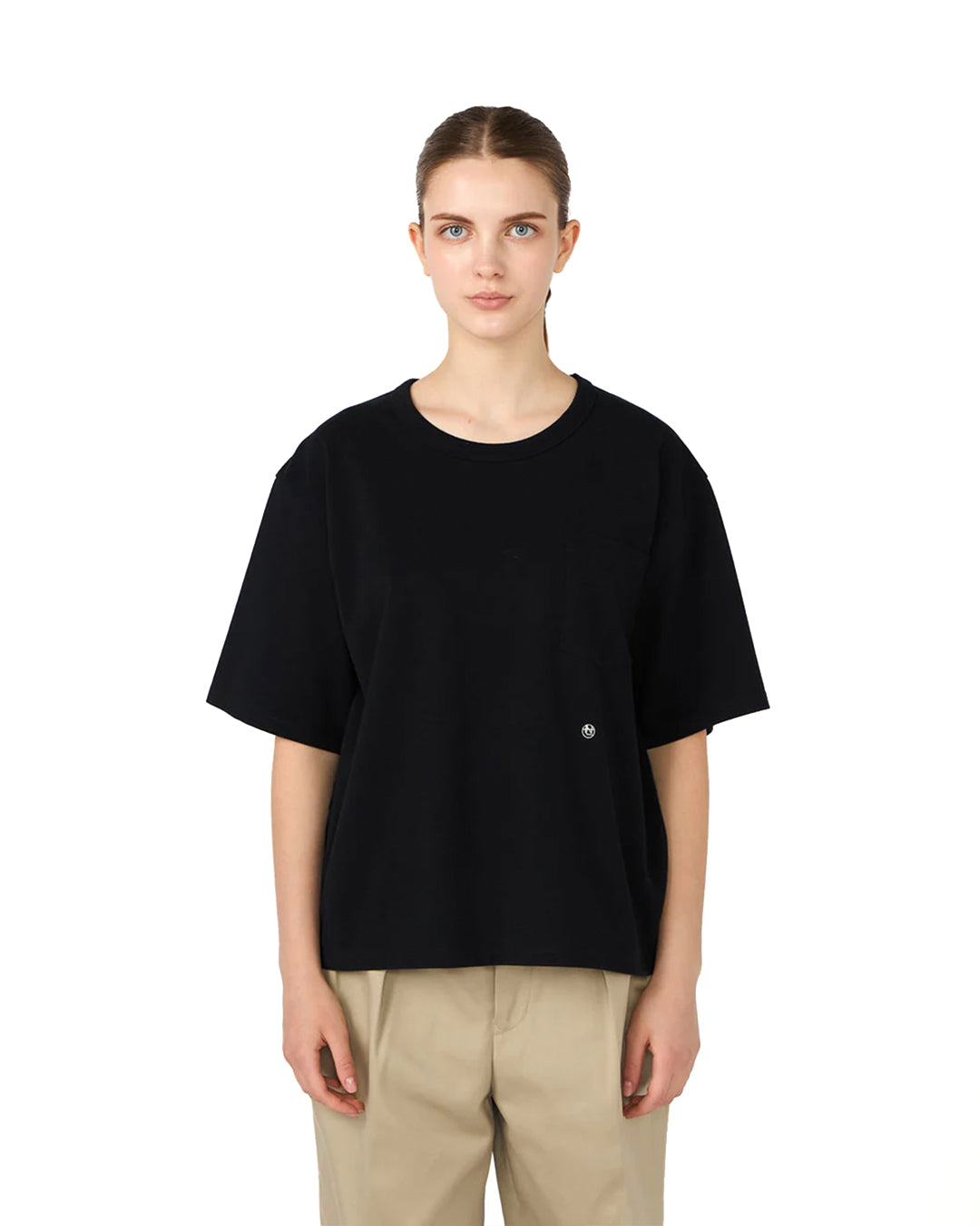 Black COOLMAX Jersey Pocket Tee