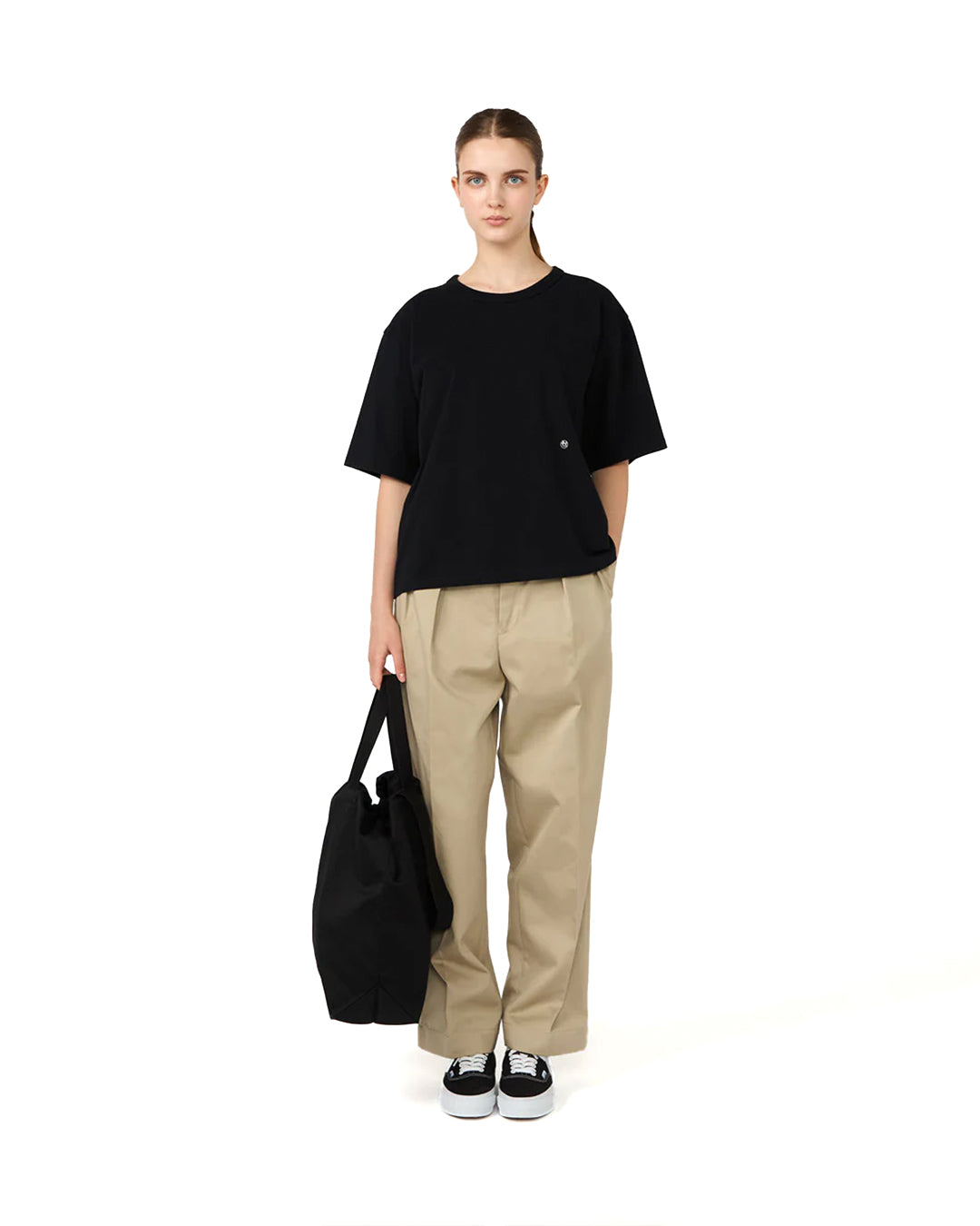 Black COOLMAX Jersey Pocket Tee