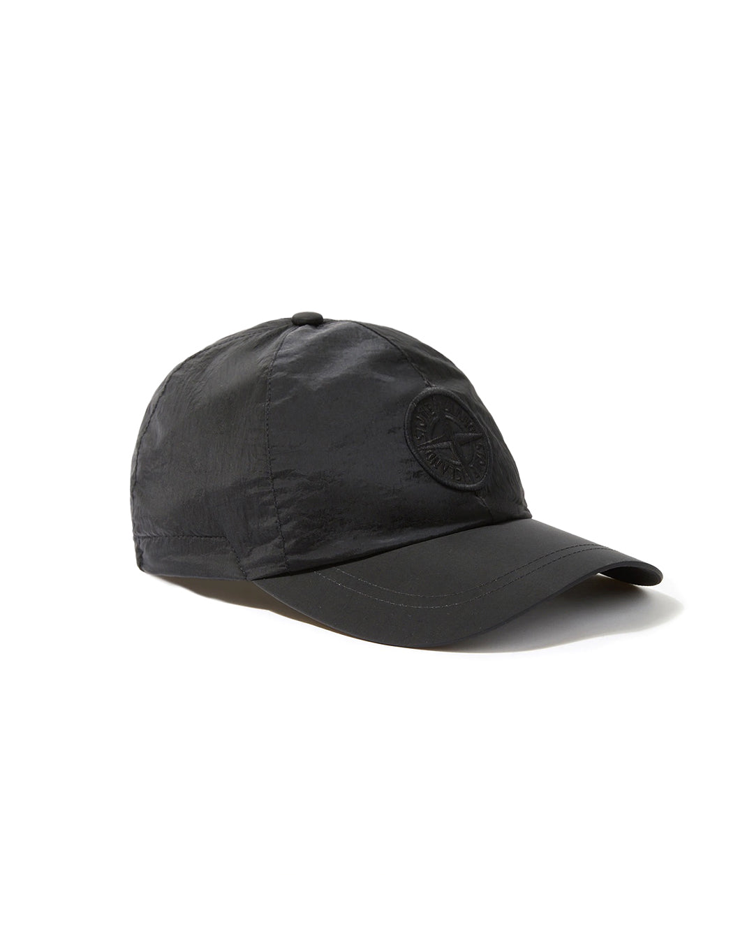 Black Nylon Metal in ECONYL Baseball Cap