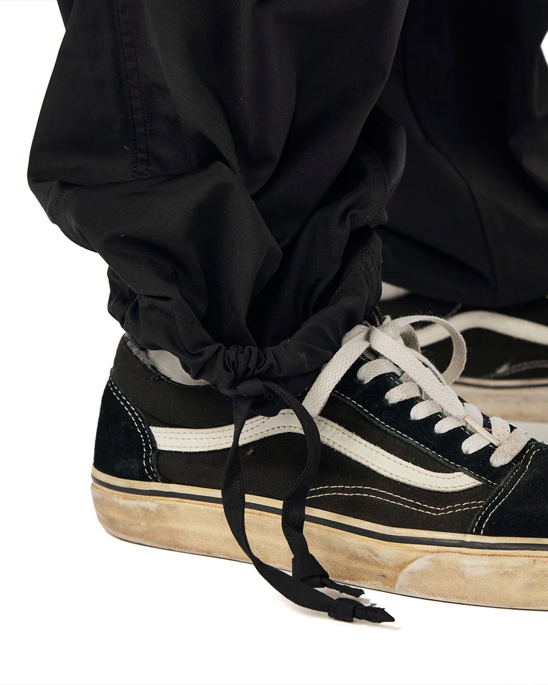 Black Nylon Twill Deck Pants