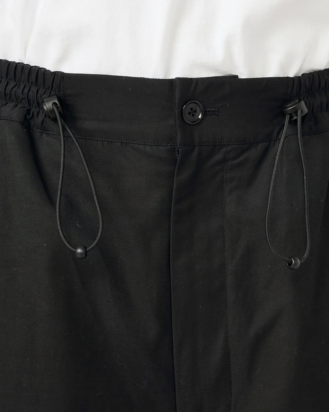 Black Nylon Twill Deck Pants
