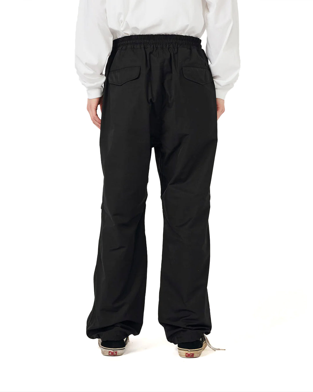 Black Nylon Twill Deck Pants
