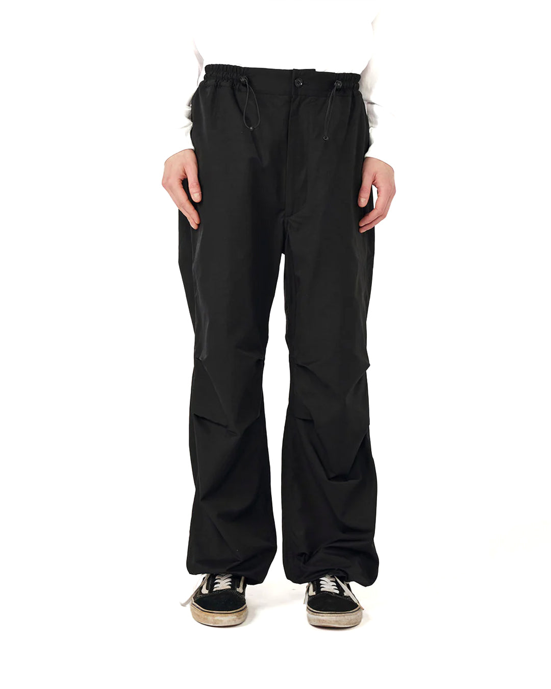 Black Nylon Twill Deck Pants