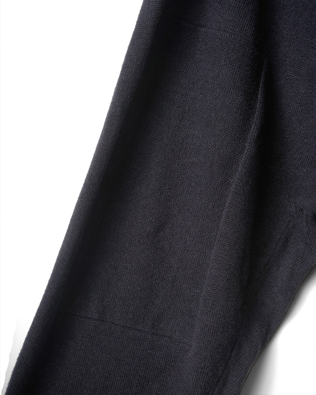 Black Old Man Henley Neck Knit