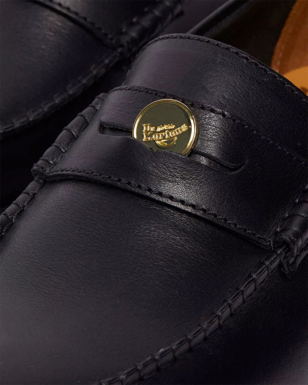 Black Penton Leather Loafer