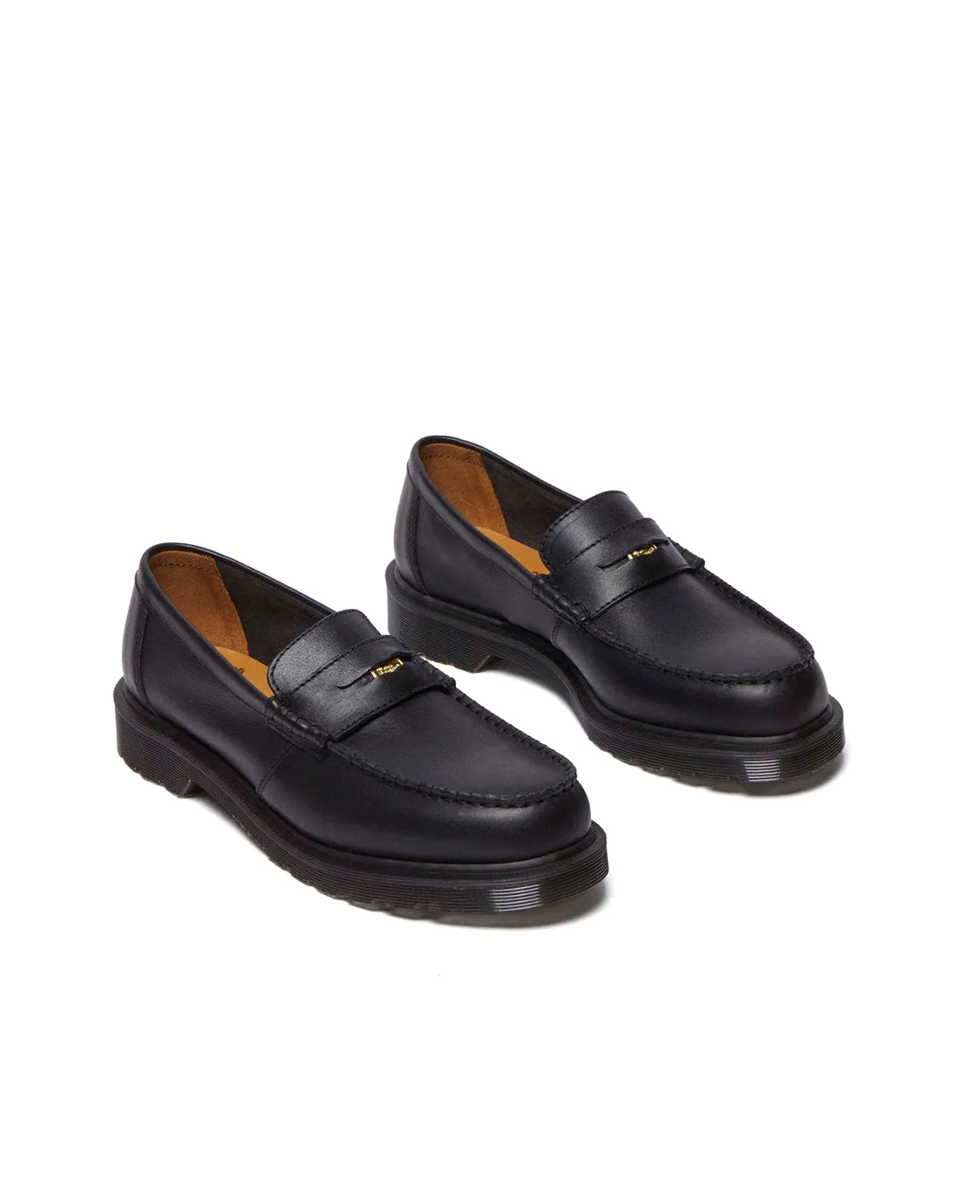 Black Penton Leather Loafer