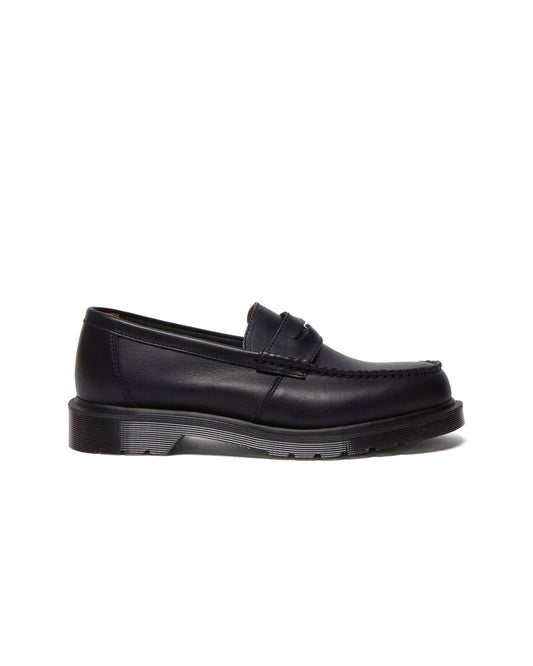 Black Penton Leather Loafer