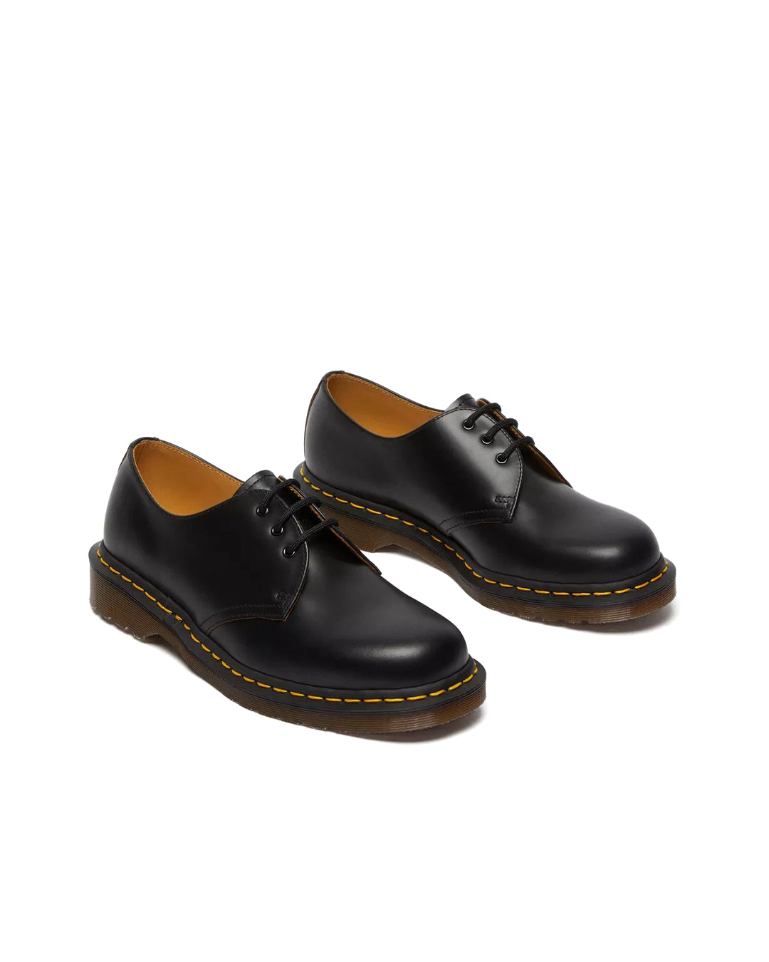 Black Quilon 1461 Vintage Made in England Oxford Shoes