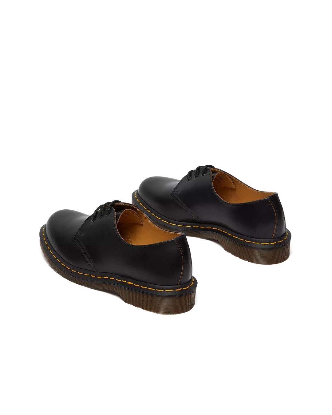 Black Quilon 1461 Vintage Made in England Oxford Shoes