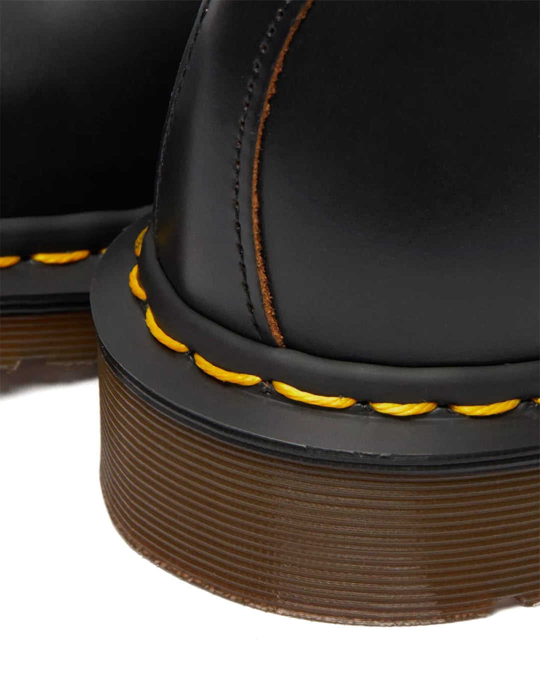 Black Quilon 1461 Vintage Made in England Oxford Shoes