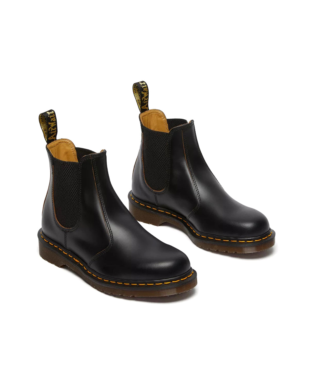 Black Quilon 2976 Vintage Made in England Chelsea Boots
