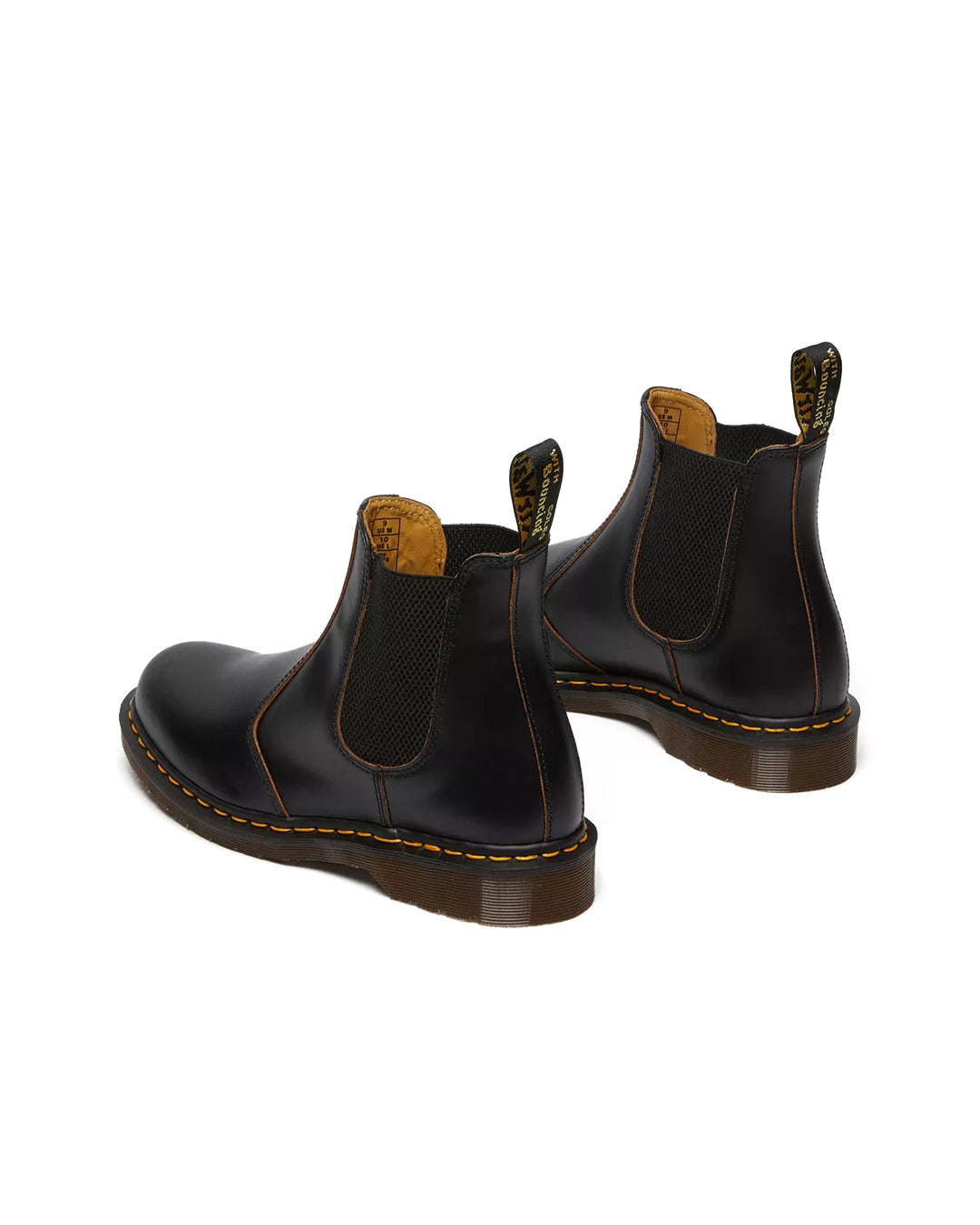 Black Quilon 2976 Vintage Made in England Chelsea Boots