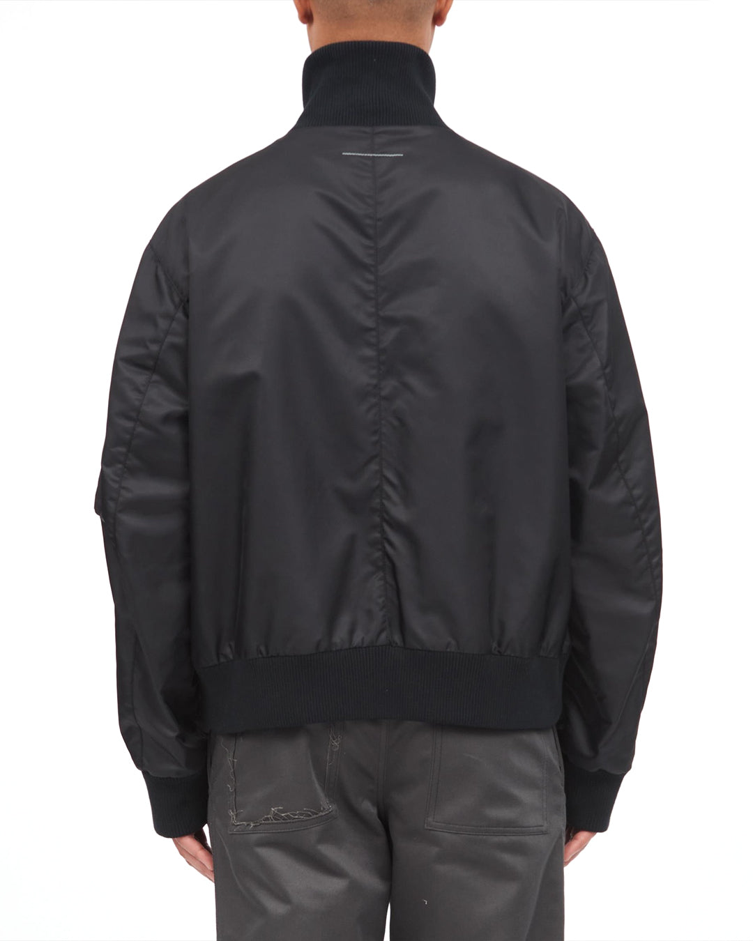 Black Sports Bomber Jacket