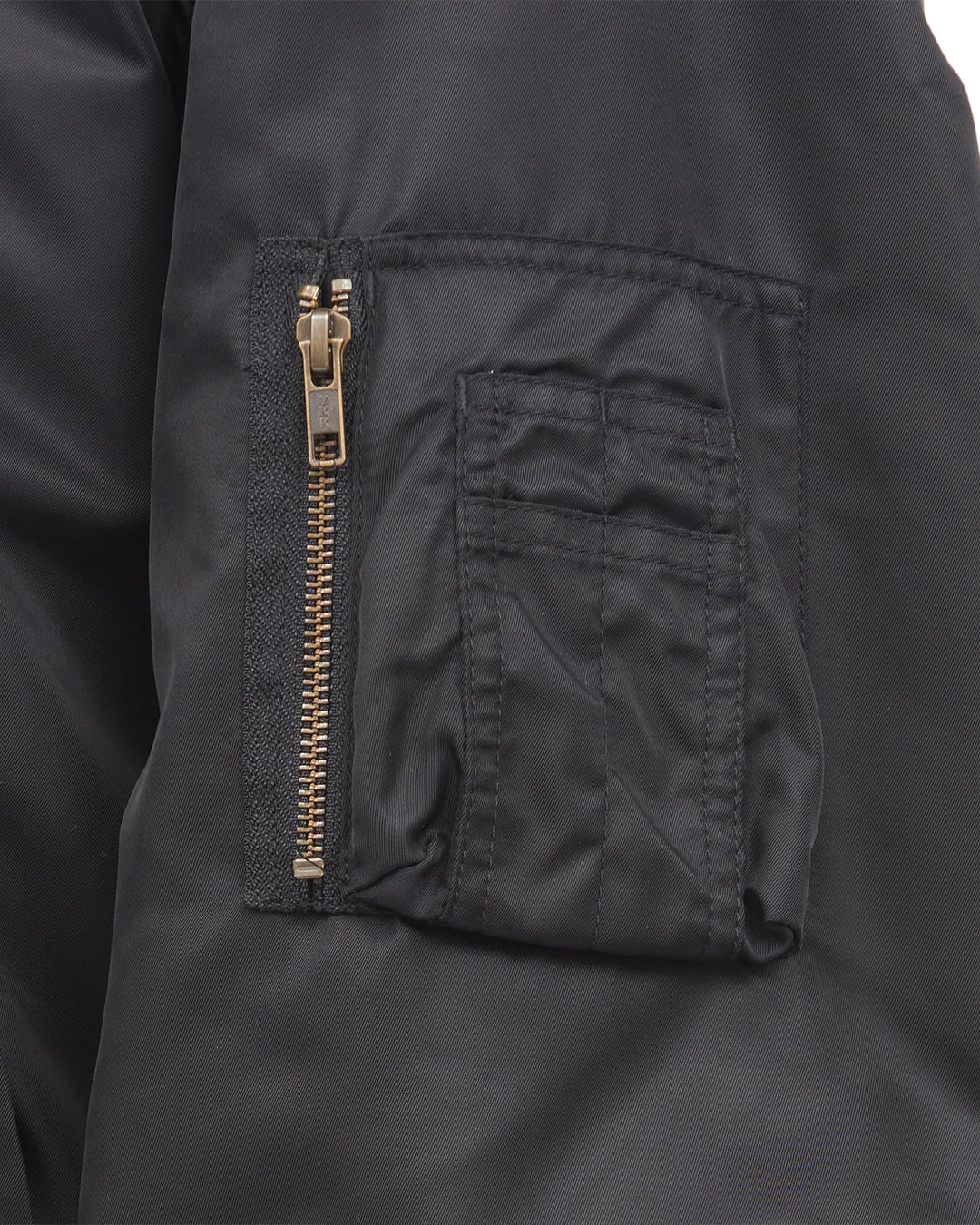 Black Sports Bomber Jacket