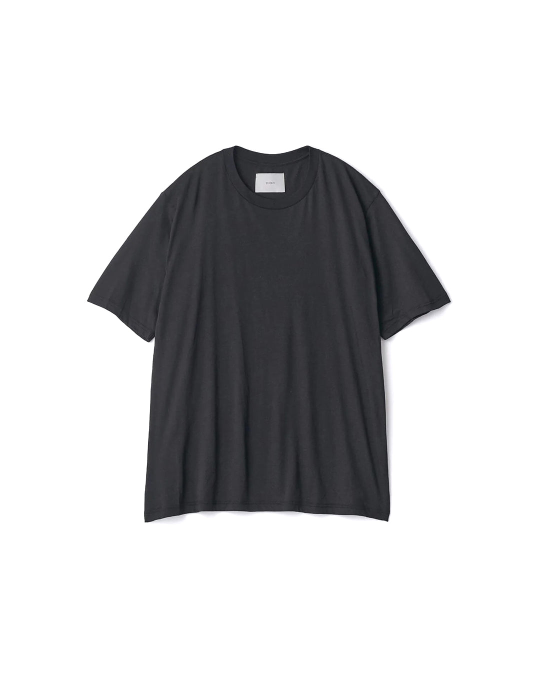 Black Suvin Cotton Basic Tee