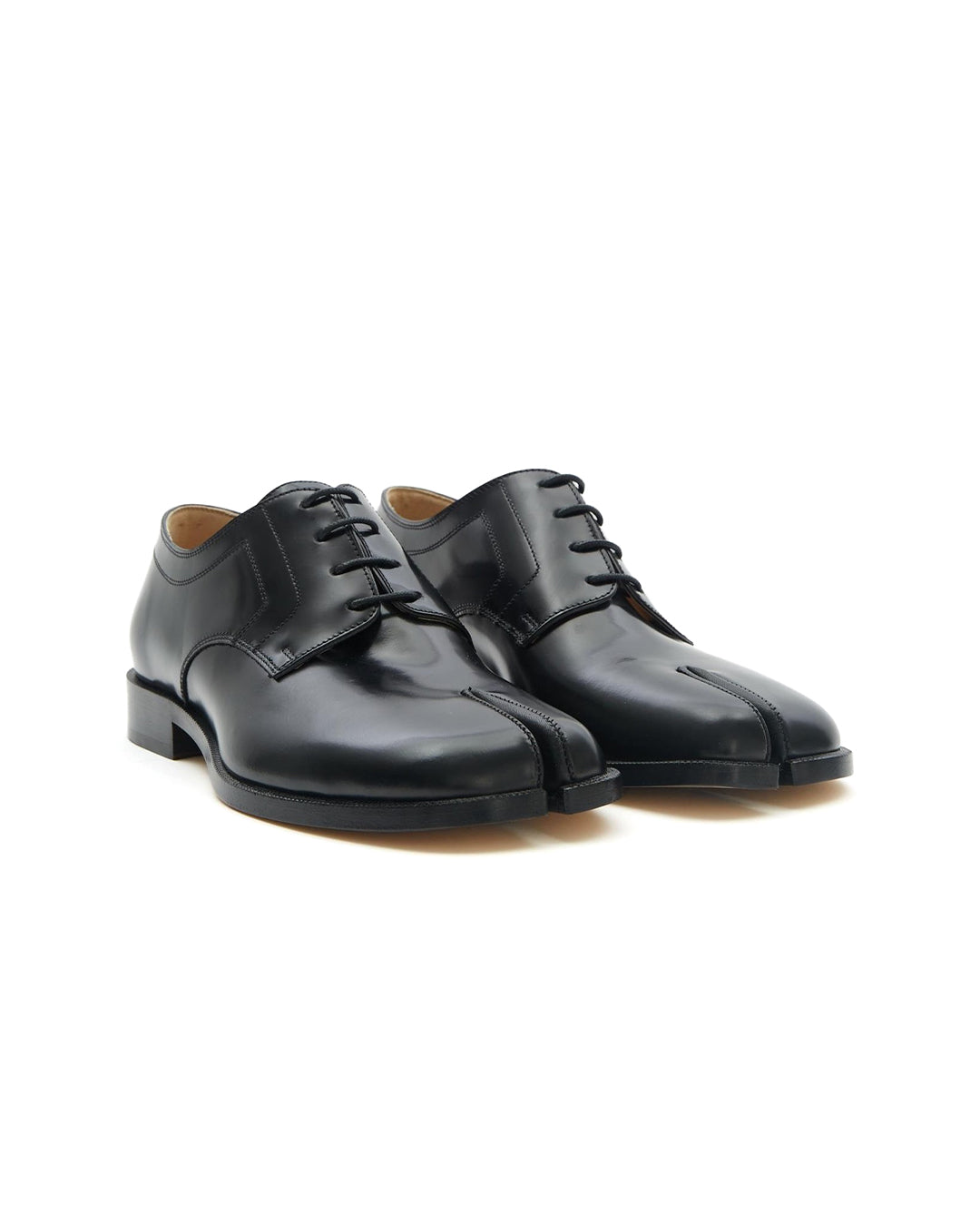 Black Tabi Lace Up Derbys