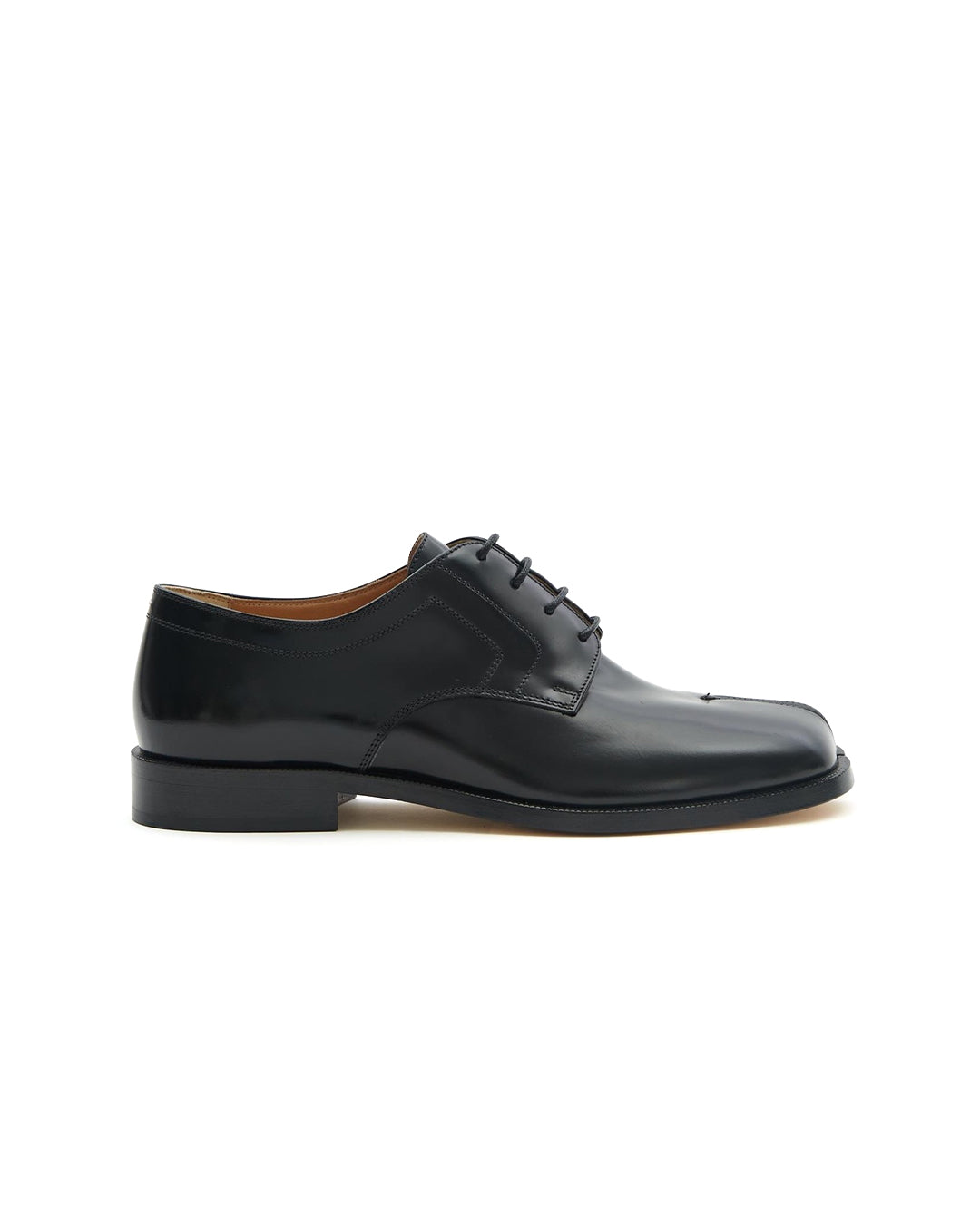 Black Tabi Lace Up Derbys