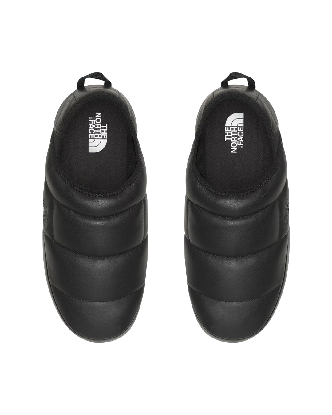 Black Thermoball Traction Leather Mules