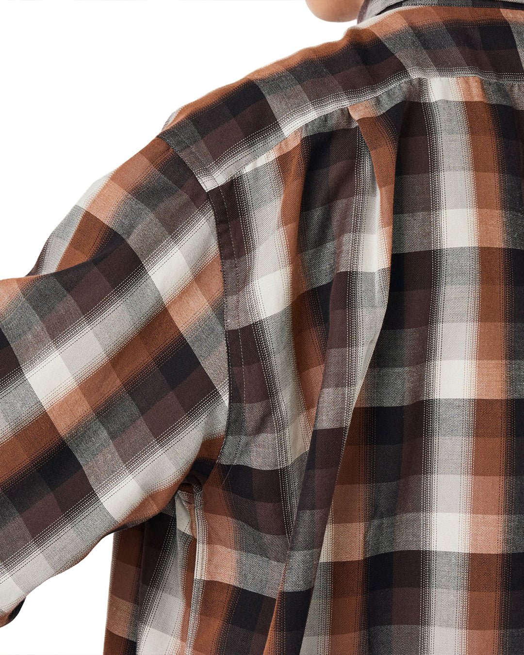Brown Regular Collar Wind Shirt