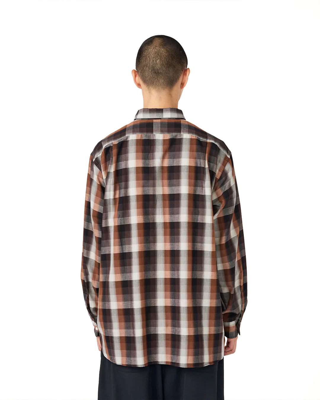 Brown Regular Collar Wind Shirt