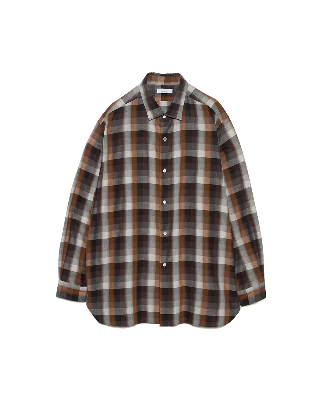 Brown Regular Collar Wind Shirt