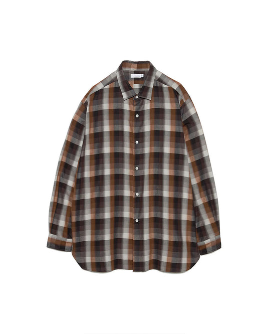 Brown Regular Collar Wind Shirt