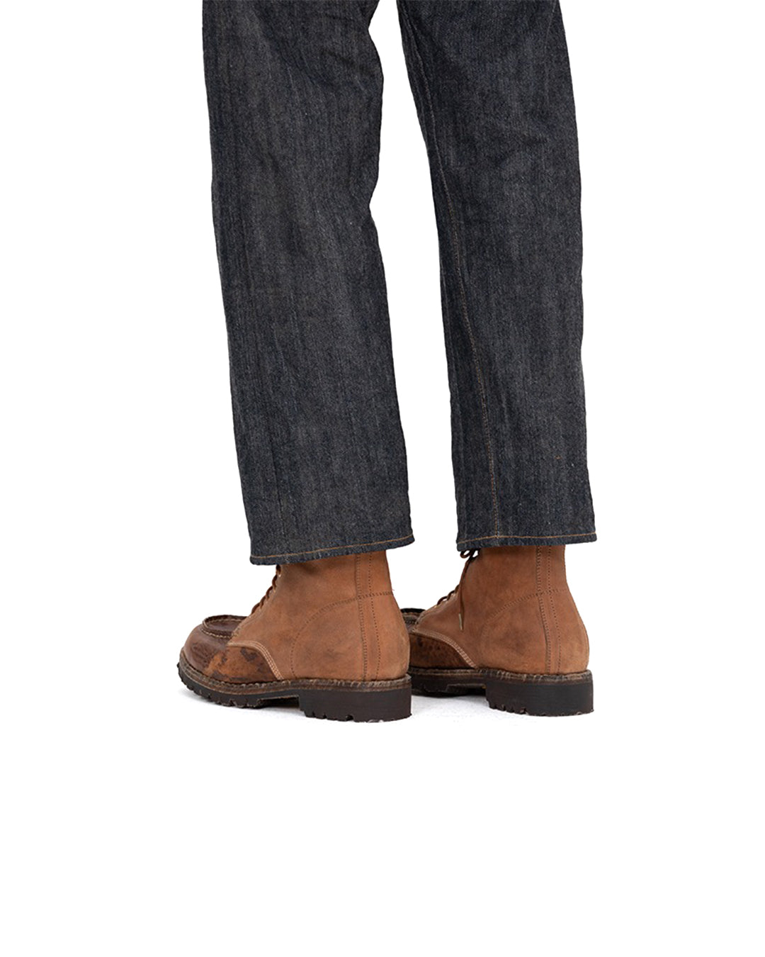 Brown Horsehide Scout Moc Boots Folk