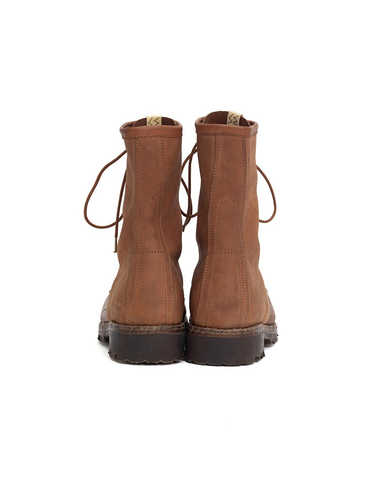 Brown Horsehide Scout Moc Boots Folk