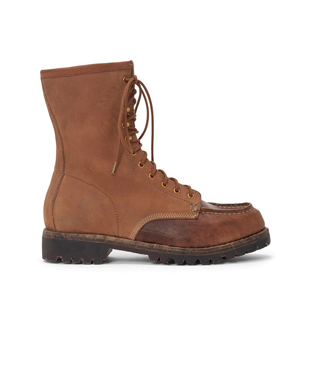 Brown Horsehide Scout Moc Boots Folk