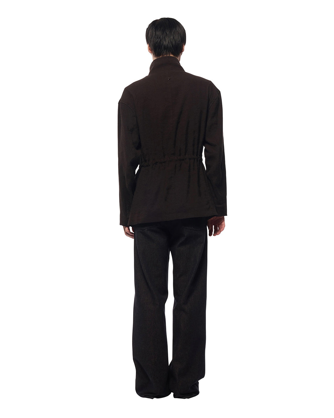 Brown Silk Linen Arnatt Jacket