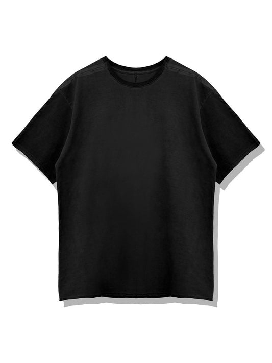 Black Taped Dyed T-Shirt