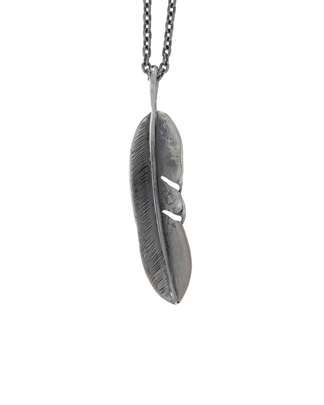 25¢ Half Feather Pendant Necklace