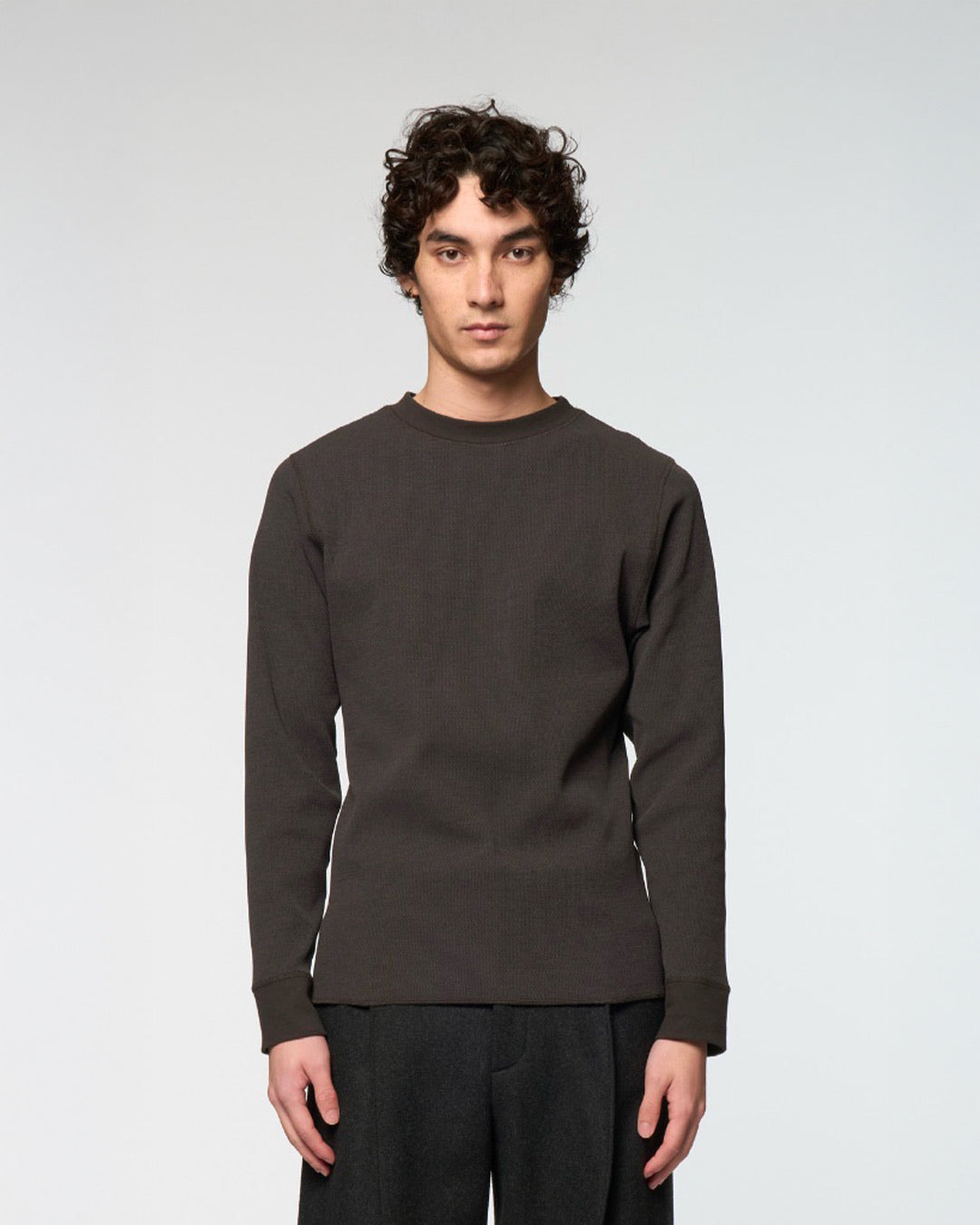 Brown Thermal Long Sleeve