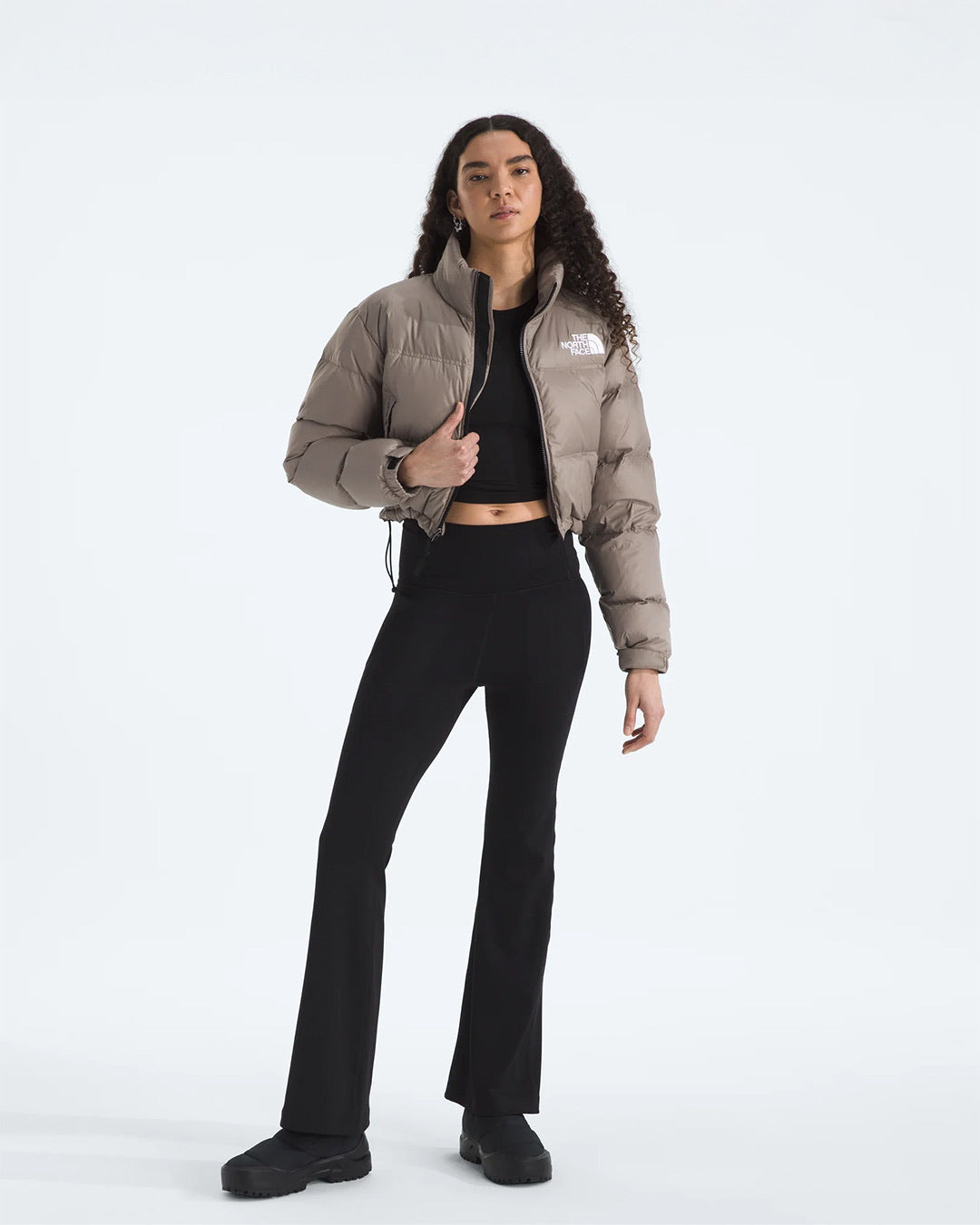 Mocha Brown Women’s Nuptse Short Jacket
