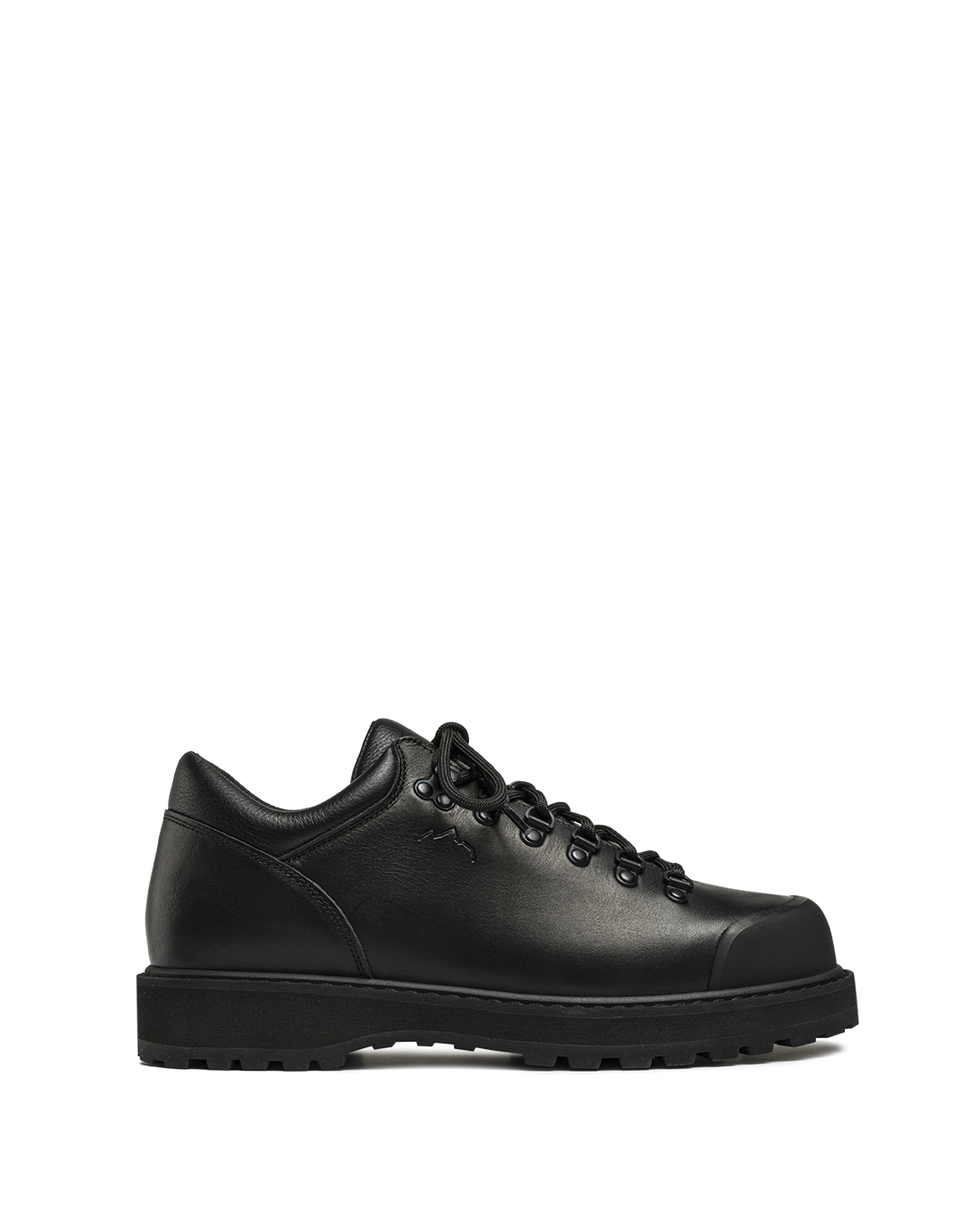 Black Leather Cornaro Shoes