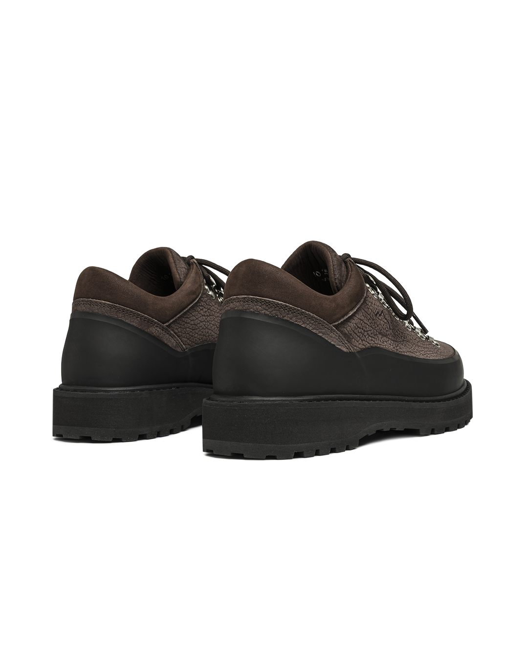 Dark Fallow Structured Nubuck Cornaro Gomma Shoes
