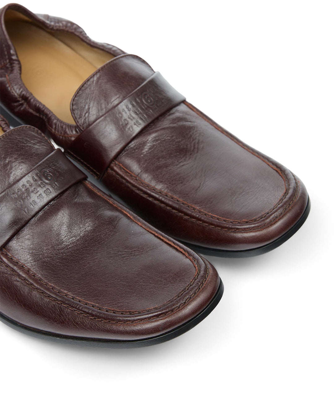 Coffee Bean Calf Leather Moccasin