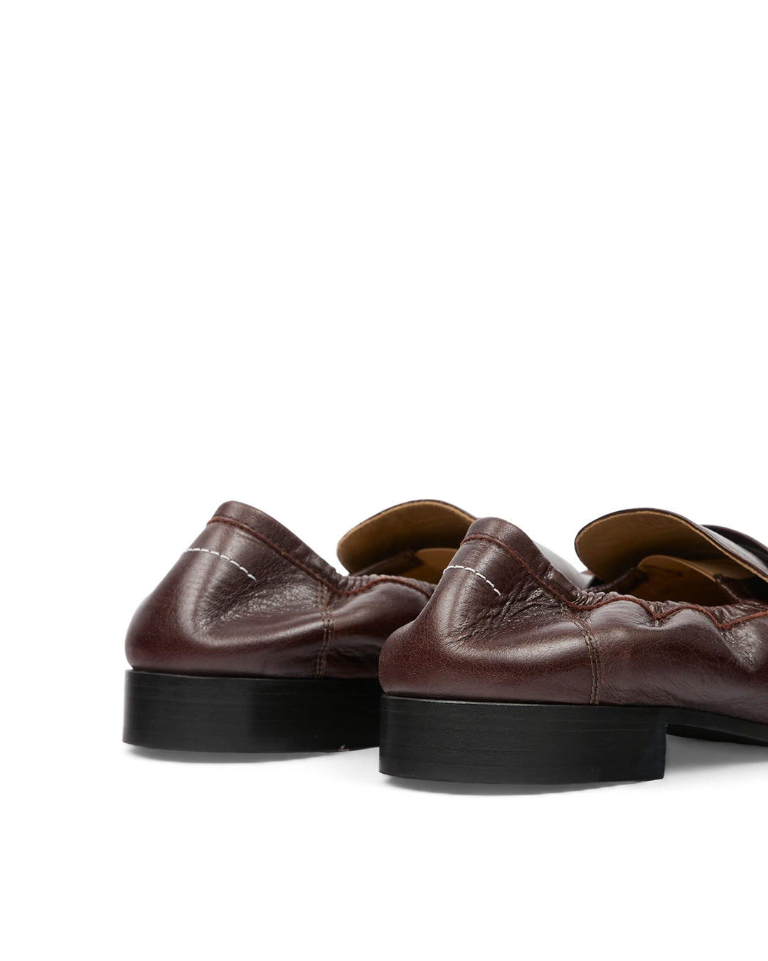 Coffee Bean Calf Leather Moccasin