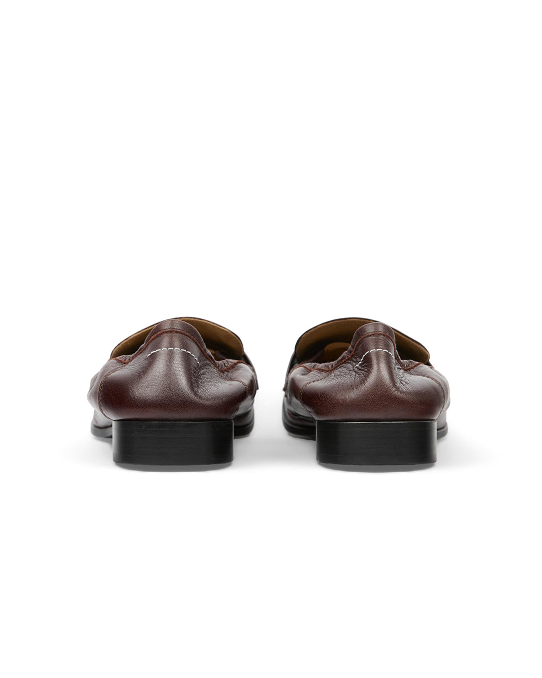 Coffee Bean Calf Leather Moccasin